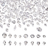 Yilisi 320Pcs 16 Style Cubic Zirconia Cabochons ZIRC-YS0001-03-11