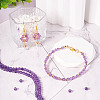 1 Strand Natural Amethyst Round Bead Strands G-TA0002-47-7