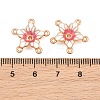 Alloy Enamel Chandelier Component Links AL-CBA8479-12KCG-02-3