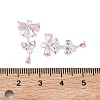 Brass Micro Pave Cubic Zirconia Pendants KK-C115-09S-01-3