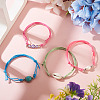20Pcs Waxed Polyester Cord Bracelet Making AJEW-TAC00094-6