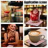 16Pcs Acrylic Cocktail Coaster AJEW-GO0004-42-5