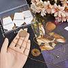 30Pcs Ion Plating(IP) 304 Stainless Steel Flat Cable Chain Necklaces Set for Men Women STAS-BBC0005-01-3