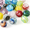 20Pcs 10 Colors Handmade Lampwork Beads LAMP-TA0001-21-3