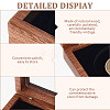 Wood Commemorative Coin Box CON-WH0107-36A-4