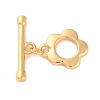 Rack Plating Eco-Friendly Brass Toggle Clasps KK-S403-14G-1