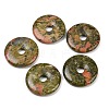 Natural Unakite Pendants G-C220-F01-30mm-3