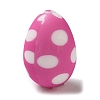 Easter Polka Dot Egg Silicone Focal Beads SIL-A006-18A-1