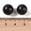 Synthetic Blue Goldstone No Hole Sphere Beads G-K353-04B-26-3