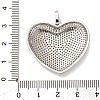 Brass Micro Pave Clear Cubic Zirconia Pendants KK-U076-22P-3
