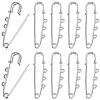 20Pcs Steel Heavy Duty Safety Pins Brooch Pins DIY-SC0033-20-1