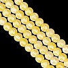 GOMAKERER 2 Strands Synthetic Citrine Beads Strands G-GO0001-26A-4