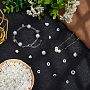 300Pcs 2 Styles Imitation Pearl Acrylic European Beads OPDL-SP0001-04-4