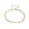 Glass Charm Bracelets BJEW-JB05600-03-1