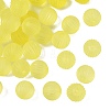 Transparent Acrylic Corrugated Beads FACR-S040-046-1