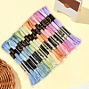 Polyester Embroidery Threads OCOR-WH20074-13B-02C-7