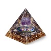 Orgonite Pyramid Resin Energy Generators DJEW-D013-01D-2