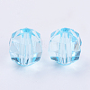 Transparent Acrylic Beads TACR-Q256-6mm-V38-2