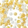1180Pcs 10 Styles Iron Bead Caps IFIN-FS0001-45-3