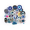 50Pcs Evil Eye Theme Paper Stickers Sets X-STIC-P001-03-2