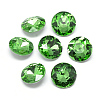 Pointed Back Glass Rhinestone Cabochons RGLA-T029-10mm-19-1