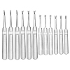 Unicraftale 6 Sets 2 Style Stainless Steel Leathercraft Stitching Groover TOOL-UN0001-33-1