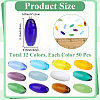 600Pcs 12 Styles Transparent & Opaque Colours Glass Seed Beads SEED-PA0001-15-2