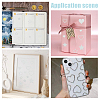 WADORN 6 Sheets 2 Styles Heart & Star Acrylic Rhinestone Self-Adhesive Stickers DIY-WR0004-23-6