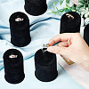 6Pcs 3 Sizes Velvet Ring Displays RDIS-FG0001-31-3