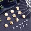 Beebeecraft 20Pcs Brass Stud Findings KK-BBC0003-76-4