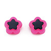 Plating Opaque Acrylic Beads OACR-N136-01I-2