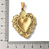 PVD Vacuum Plating 304 Stainless Steel Pendants X-STAS-L081-038G-3