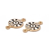 Alloy Crystal Rhinestone Connector Charms FIND-C019-52KCG-4