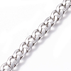 201 Stainless Steel Cuban Link Chains CHS-L020-037P-1