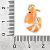 Brass Enamel Pendants KK-H092-07G-02-3