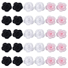 30Pcs 3 Styles 3D Rose Flower Polyester Computerized Embroidered Ornament Accessories FIND-GF0006-03B-1