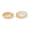 Real 18K Gold Plated Brass Micro Pave Clear Cubic Zirconia Pendants ZIRC-Z007-22I-2