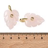 Natural Rose Quartz Pendants GG-CBA105B-01M-G-3