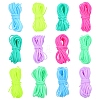 20M 4 Colors Hollow Pipe PVC Tubular Synthetic Rubber Cord RCOR-YW0001-06A-3