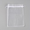 Rectangle Organza Gift Bags OP-WH0012-06A-1