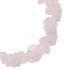 Natural Rose Quartz Beads Kids Bracelets BJEW-JB10611-09-4