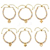 Brass Slider Bracelets BJEW-C090-02G-A-4