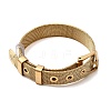 304 Stainless Steel Watch Band Bracelets BJEW-L714-01G-4