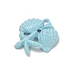 Spray Painted Alloy Pendants AL-CBA5D51-02D-2