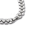 Non-Tarnish 304 Stainless Steel Bib Necklaces for Men  NJEW-Q340-08P-3