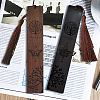 CRASPIRE 1 set Rosewood & African Blackwood Bookmarks Set AJEW-CP0001-78L-6