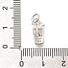 Brass Micro Pave Clear Cubic Zirconia Pendants KK-L225-009P-02-3