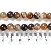 Natural Striped Agate/Banded Agate Beads Strands G-Z060-A01-B10-5