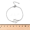 201 Stainless Steel Fox Link Bracelets BJEW-B128-05P-5