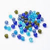 Baking Painted Crackle Glass Beads DGLA-X0006-6mm-01-2